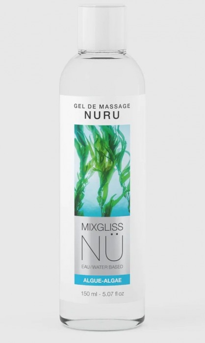 Массажный гель на водной основе Mixgliss NU Algae - 150 мл. - Strap-on-me - купить с доставкой в Симферополе