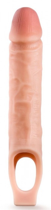 Телесная насадка на пенис 10 Inch Cock Sheath Extender - 25 см. - Blush Novelties - в Симферополе купить с доставкой