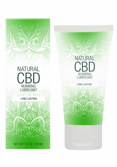 Лубрикант с пролонгирующим эффектом Natural CBD Numbing Lubricant - 50 мл. - Shots Media BV - купить с доставкой в Симферополе