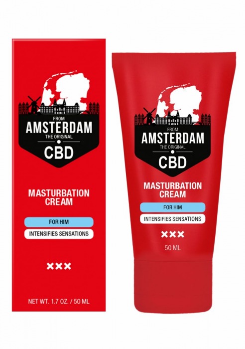 Крем для мастурбации для мужчин CBD from Amsterdam Masturbation Cream For Him - 50 мл. - Shots Media BV - купить с доставкой в Симферополе