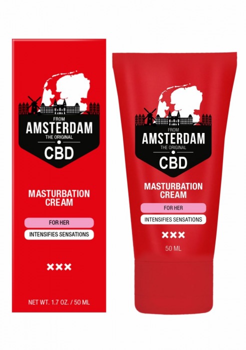 Крем для мастурбации для женщин CBD from Amsterdam Masturbation Cream For Her - 50 мл. - Shots Media BV - купить с доставкой в Симферополе