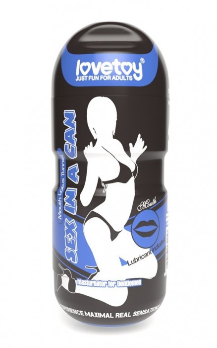 Мастурбатор-ротик с вибрацией Sex In A Can Mouth Lotus Tunnel - Lovetoy - в Симферополе купить с доставкой