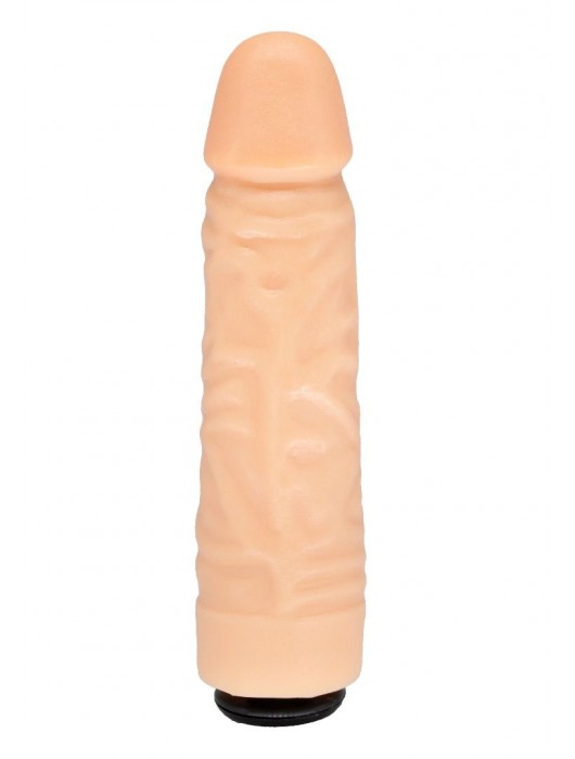 Телесный фаллос-насадка для трусиков с плугом - 17,5 см. - LOVETOY (А-Полимер) - купить с доставкой в Симферополе