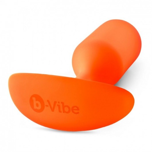 Оранжевая пробка для ношения B-vibe Snug Plug 3 - 12,7 см. - b-Vibe в Симферополе Оранжевая пробка для ношения B-vibe Snug Plug 3 - 12,7 см. - b-Vibe