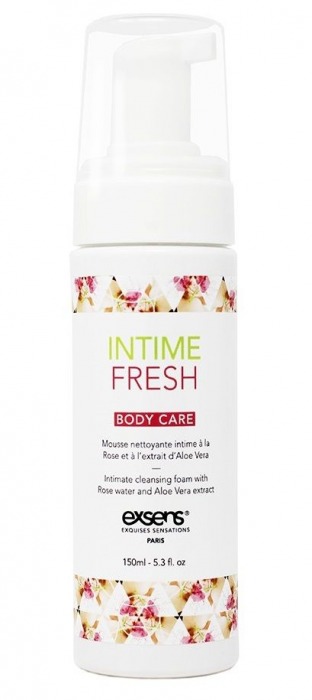 Органическая интимная очищающая пенка Intime Fresh - 150 мл. - Exsens - купить с доставкой в Симферополе