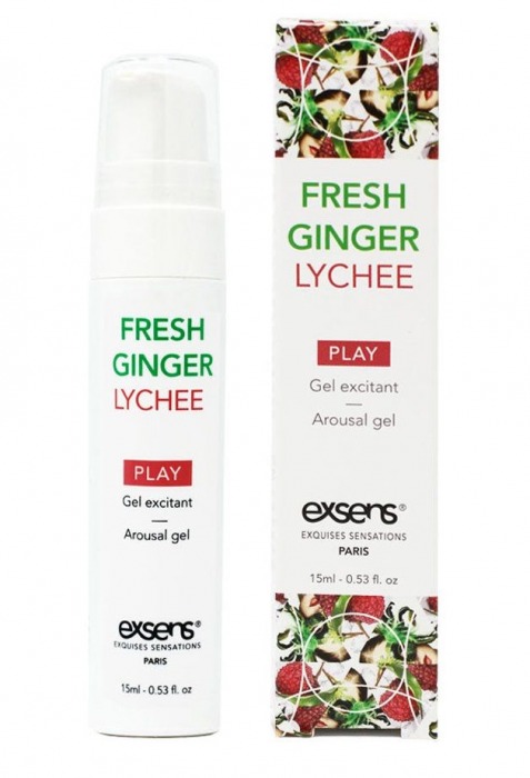 Возбуждающий гель Fresh Ginger Lychee Arousal Gel - 15 мл. - Exsens - купить с доставкой в Симферополе