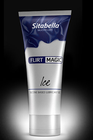 Силиконовая гель-смазка FLIRT MAGIC Ice с лёгким пролонгирующим эффектом - 75 мл. - Sitabella - купить с доставкой в Симферополе