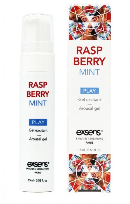 Возбуждающий гель Raspberry Mint с ароматом малины и мяты - 15 мл. - Exsens - купить с доставкой в Симферополе