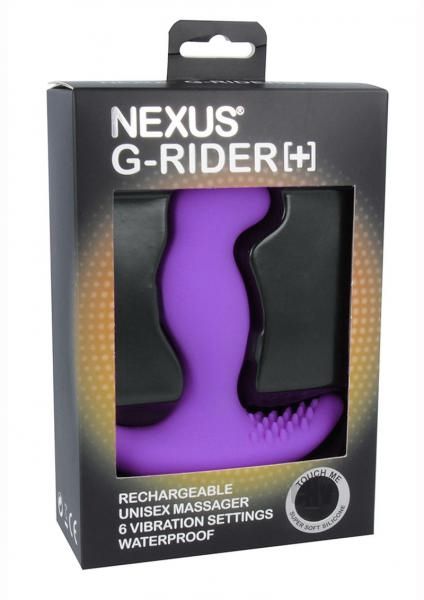 Фиолетовый вибромассажер простаты Nexus G-Rider+ - 12,6 см. - Nexus Range - в Симферополе купить с доставкой