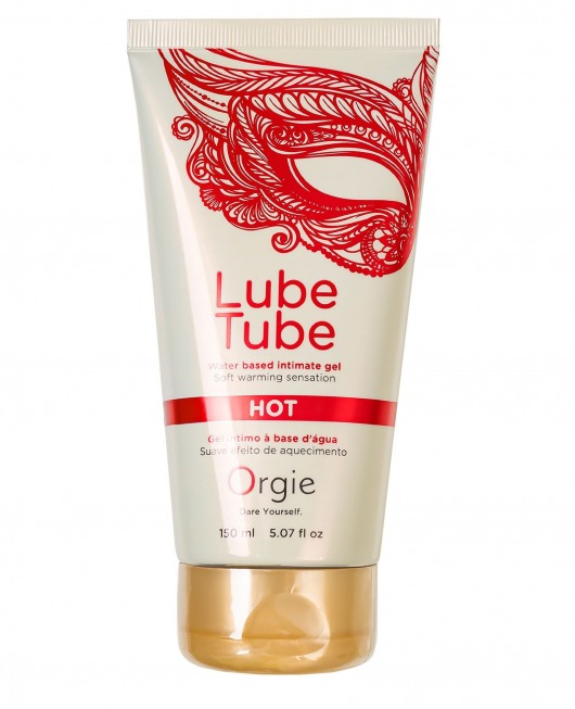 Интимный гель на водной основе Lube Tube Hot с разогревающим эффектом - 150 мл. - ORGIE - купить с доставкой в Симферополе