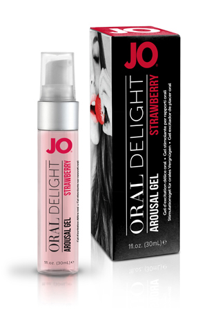 Клубничный лубрикант для оральных ласк Oral Delight Strawberry Sensation - 30 мл. - System JO - купить с доставкой в Симферополе