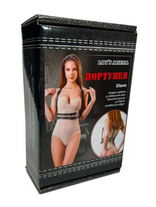Изящная портупея из натуральной кожи Diane - БДСМ Арсенал - купить с доставкой в Симферополе
