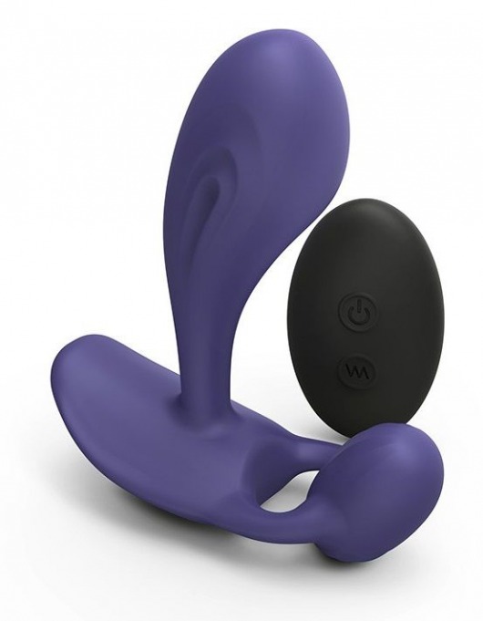 Темно-синий вибромассажер Witty P G Vibrator with Remote Control - Love to Love - в Симферополе купить с доставкой