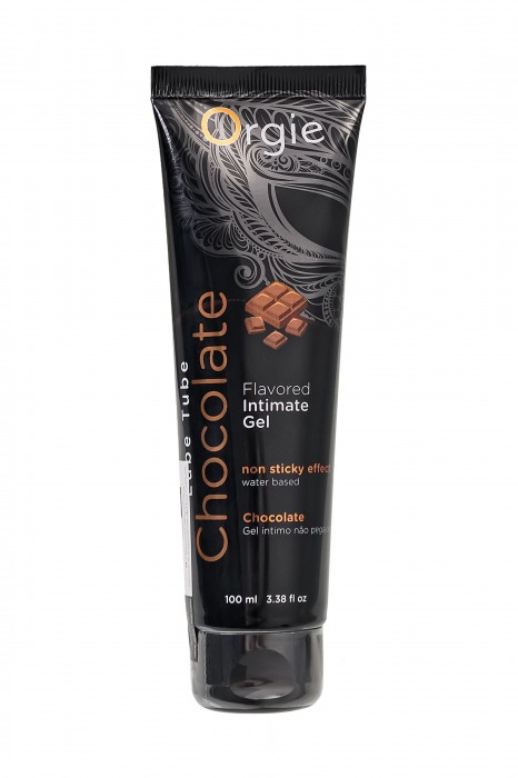 Интимный гель на водной основе Lube Tube Chocolate с шоколадным вкусом - 100 мл. - ORGIE - купить с доставкой в Симферополе