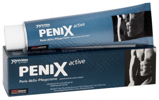 Возбуждающий крем для мужчин PeniX active - 75 мл. - Joy Division - купить с доставкой в Симферополе