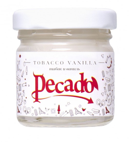 Массажная свеча Tobacco Vanilla - 35 мл. - Pecado - купить с доставкой в Симферополе