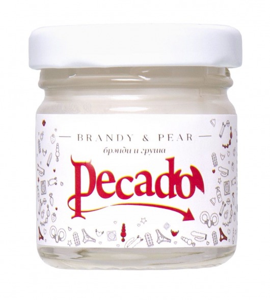 Массажная свеча Brandy   Pear - 35 мл. - Pecado - купить с доставкой в Симферополе