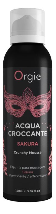Хрустящая пенка для массажа Orgie Acqua Croccante Sakura с ароматом сакуры - 150 мл. - ORGIE - купить с доставкой в Симферополе