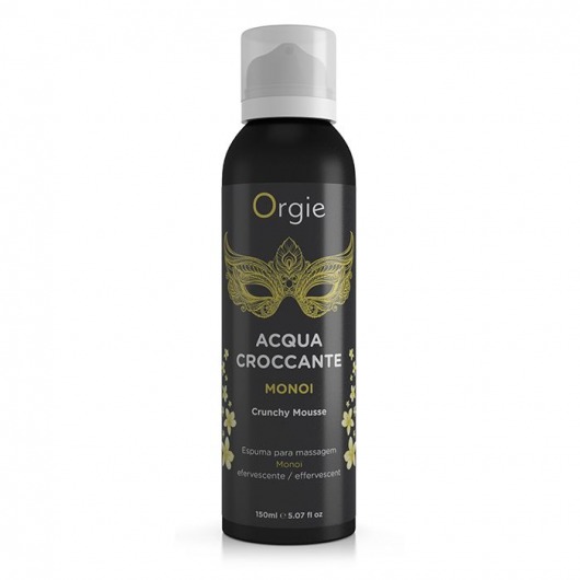 Хрустящая пенка для массажа Orgie Acqua Croccante Monoi с ароматом моной - 150 мл. - ORGIE - купить с доставкой в Симферополе