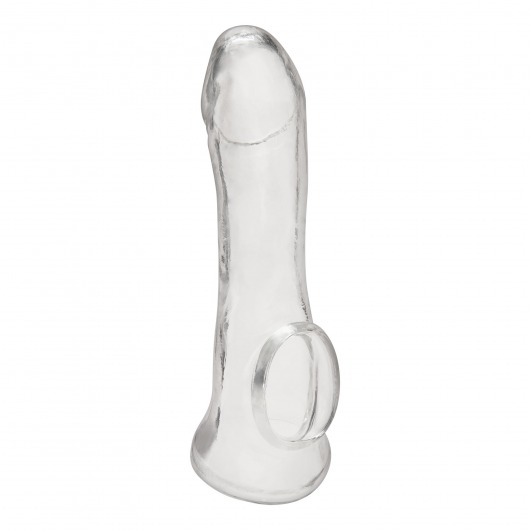 Прозрачная насадка на пенис Transparent Penis Enhancing Sleeve Extension - 15,9 см. - BlueLine - в Симферополе купить с доставкой