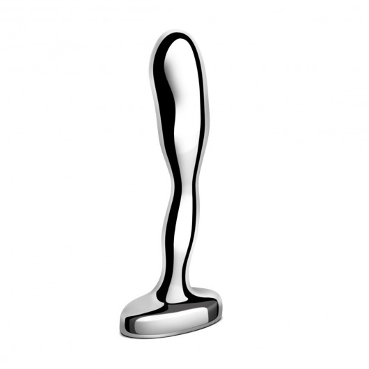 Стальной стимулятор простаты Stainless Steel Prostate Plug - 11,5 см. - b-Vibe - в Симферополе купить с доставкой