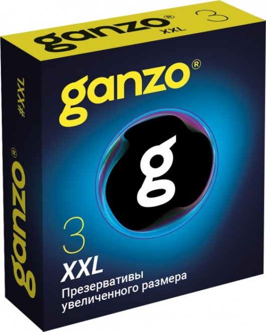 Презервативы увеличенного размера Ganzo XXL - 3 шт. - Ganzo - купить с доставкой в Симферополе