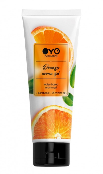 Лубрикант на водной основе OYO Aroma Gel Orange с ароматом апельсина - 75 мл. - OYO - купить с доставкой в Симферополе