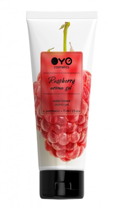 Лубрикант на водной основе OYO Aroma Gel Raspberry с ароматом малины - 75 мл. - OYO - купить с доставкой в Симферополе