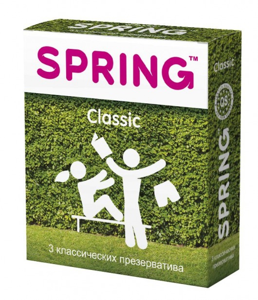 Классические презервативы SPRING CLASSIC - 3 шт. - SPRING - купить с доставкой в Симферополе