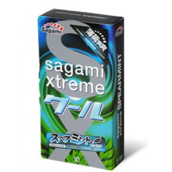 Презервативы Sagami Xtreme Mint с ароматом мяты - 10 шт. - Sagami - купить с доставкой в Симферополе