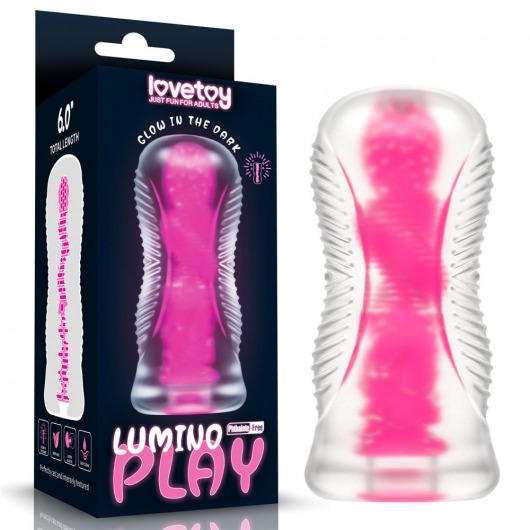 Светящийся в темноте мастурбатор 6.0 Lumino Play Masturbator - Lovetoy - в Симферополе купить с доставкой