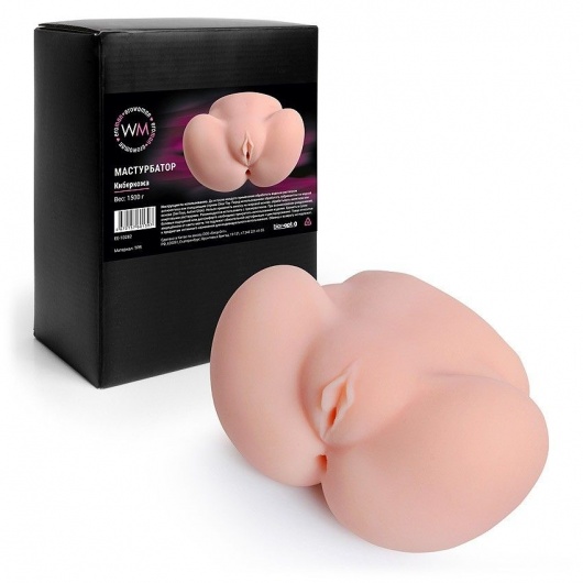 Реалистичный мастурбатор с двумя функциональными отверстиями - Erowoman-Eroman - в Симферополе купить с доставкой