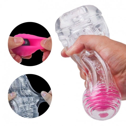 Прозрачный вибромастурбатор Space Capsule-RСT - S-HANDE - в Симферополе купить с доставкой