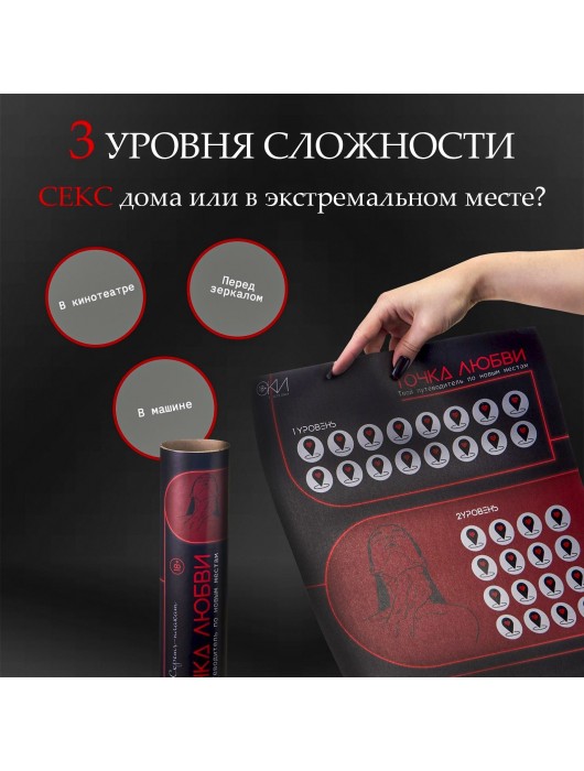 Плакат для двоих  Точка любви  со скретч-слоем - Сима-Ленд - купить с доставкой в Симферополе