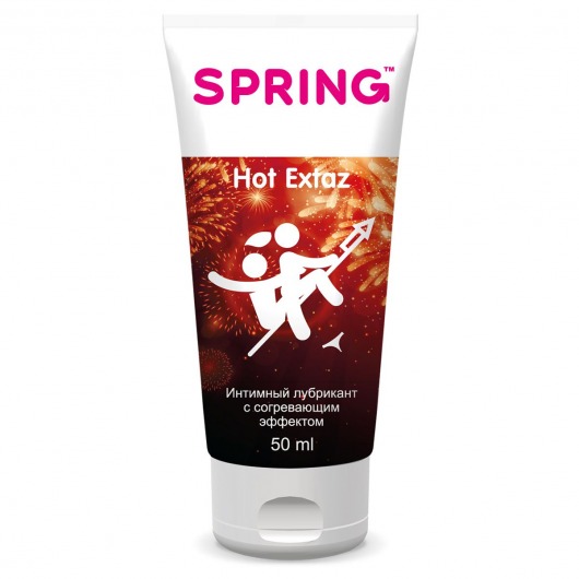 Согревающие интимный лубрикант Spring Hot Extaz - 50 мл. - SPRING - купить с доставкой в Симферополе