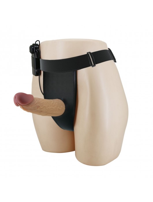 Полый вибрострапон на регулируемых трусиках Draven - 17,5 см. - Baile - купить с доставкой в Симферополе