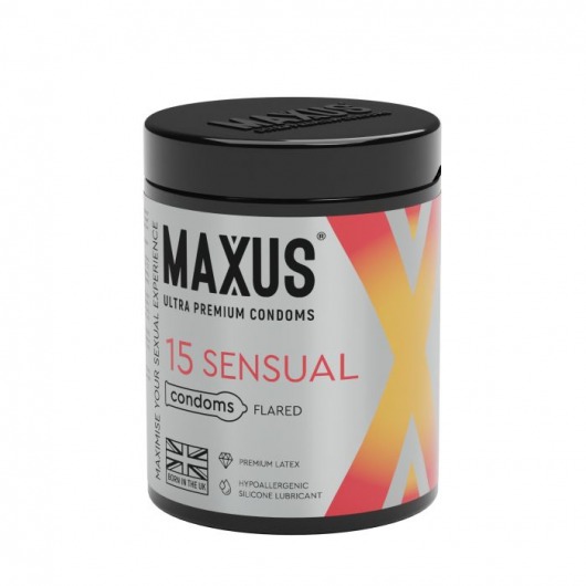 Анатомические презервативы MAXUS Sensual - 15 шт. - Maxus - купить с доставкой в Симферополе