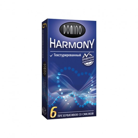 Текстурированные презервативы Domino Harmony - 6 шт. - Domino - купить с доставкой в Симферополе