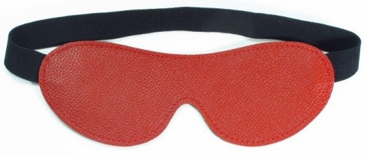 Красная кожаная маска на глаза - БДСМ Арсенал - купить с доставкой в Симферополе