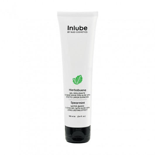 Водный лубрикант Nuei Inlube с алоэ вера и ароматом мяты - 100 мл. - Nuei cosmetics - купить с доставкой в Симферополе