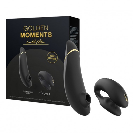 Набор для пар Golden Moments: Womanizer Premium 2 и We-Vibe Chorus - Womanizer купить в Симферополе с доставкой в Orgasmix.ru Набор для пар Golden Moments: Womanizer Premium 2 и We-Vibe Chorus - Womanizer