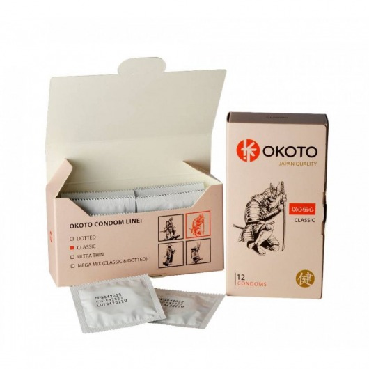 Презервативы OKOTO Classic - 12 шт. - Sitabella - купить с доставкой в Симферополе