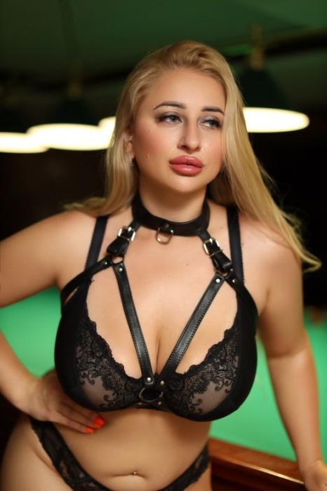 Черная кожаная сбруя с ошейником plus size из нежной кожи - БДСМ Арсенал - купить с доставкой в Симферополе