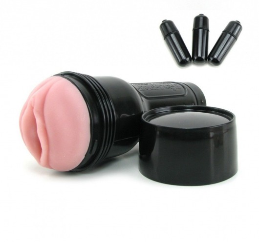 Мастурбатор-вагина Fleshlight - Vibro Pink Lady Touch с вибрацией - Fleshlight - в Симферополе купить с доставкой