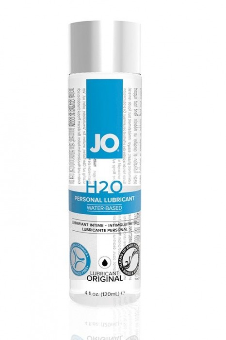 Нейтральный лубрикант на водной основе JO Personal Lubricant H2O - 120 мл. - System JO - купить с доставкой в Симферополе