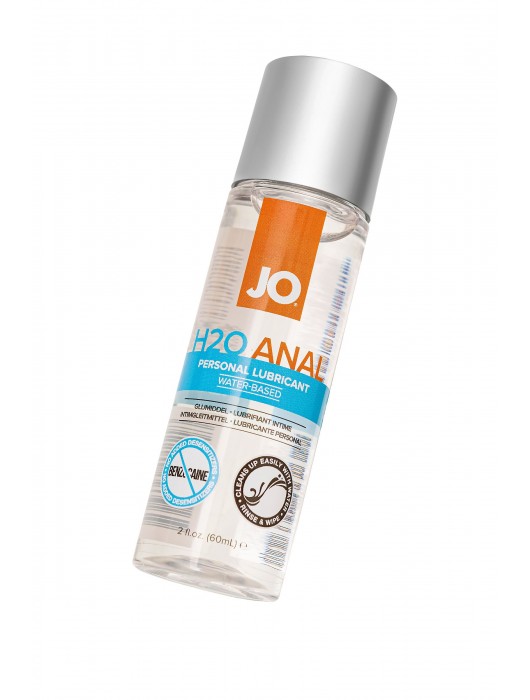 Анальный лубрикант на водной основе JO Anal H2O - 60 мл. - System JO - купить с доставкой в Симферополе