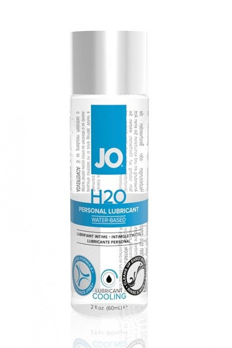 Охлаждающий лубрикант на водной основе JO Personal Lubricant H2O COOLING - 60 мл. - System JO - купить с доставкой в Симферополе