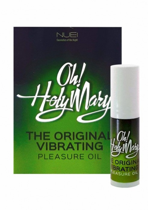 Масло унисекс с эффектом вибрации Oh! Holy Mary - 6 мл. - Nuei cosmetics - купить с доставкой в Симферополе