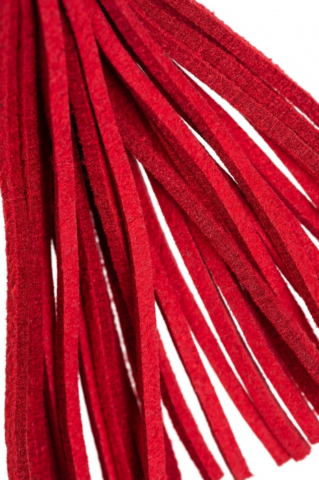 Зажимы на соски «Вилки» с красными кисточками из замши - Pecado - купить с доставкой в Симферополе