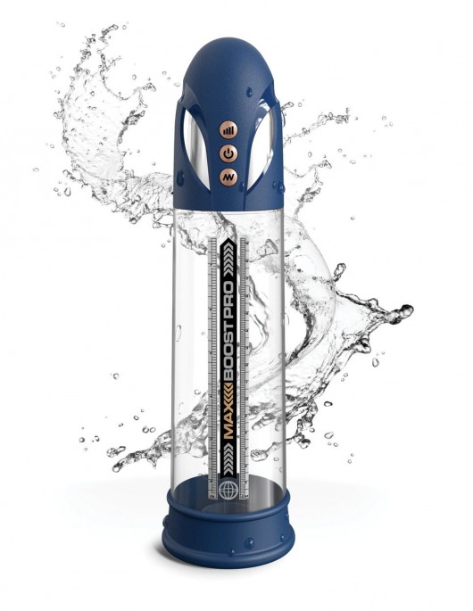 Синяя вакуумная автоматическая помпа Max Boost Pro Flow - Pipedream - в Симферополе купить с доставкой